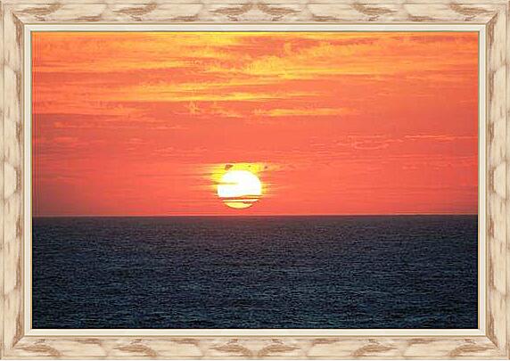 Картина - Sunset In Indian Ocean - Закат в Индийском Океане