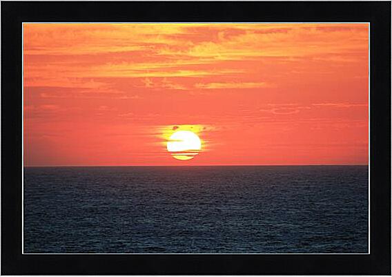 Картина - Sunset In Indian Ocean - Закат в Индийском Океане