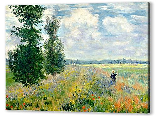 Картина маслом - Poppy Field, Argenteuil - Маковое Поле, Аржантей
