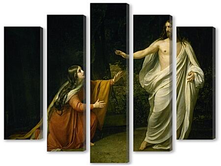 Модульная картина - Явление Христа Марии Магдалине после воскресения.   Иванов А.