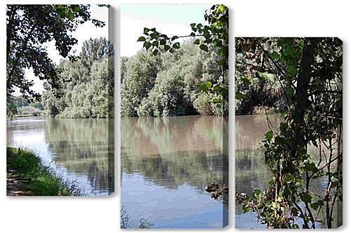 Модульная картина - река Турунчук
