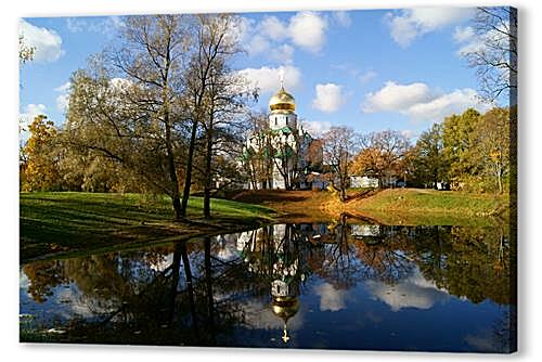 Картина маслом - Церковь
