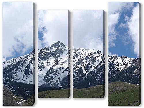 Модульная картина - Горы Алмааты
