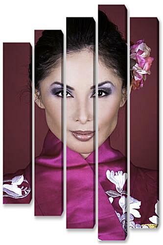 Модульная картина - Девушка - Asian Beauty
