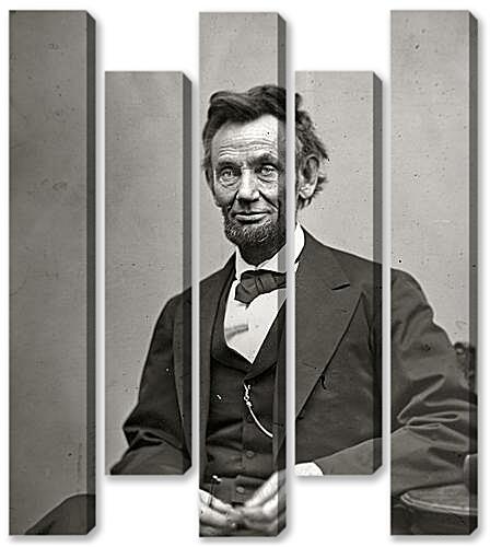 Модульная картина - February 5, 1865. Abraham Lincoln. - 05 Февраля 1865г. Авраам Линкольн
