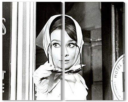 Модульная картина - Audrey Hepburn - Одри Хепберн
