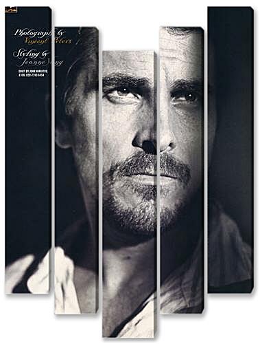 Модульная картина - Christian Bale - Кристиан Бэйл
