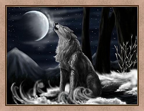 Картина - Волк