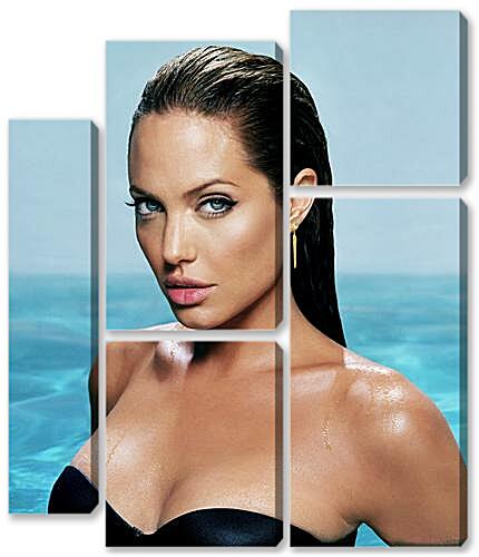 Модульная картина - Angelina Jolie - Анджелина Джоли
