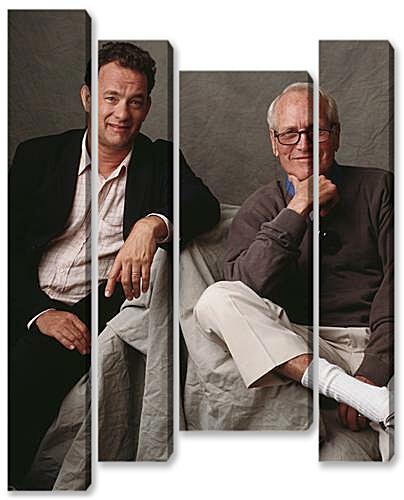 Модульная картина - Tom Hanks & Paul Newman
