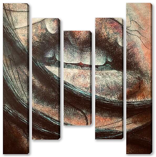 Модульная картина - Губы