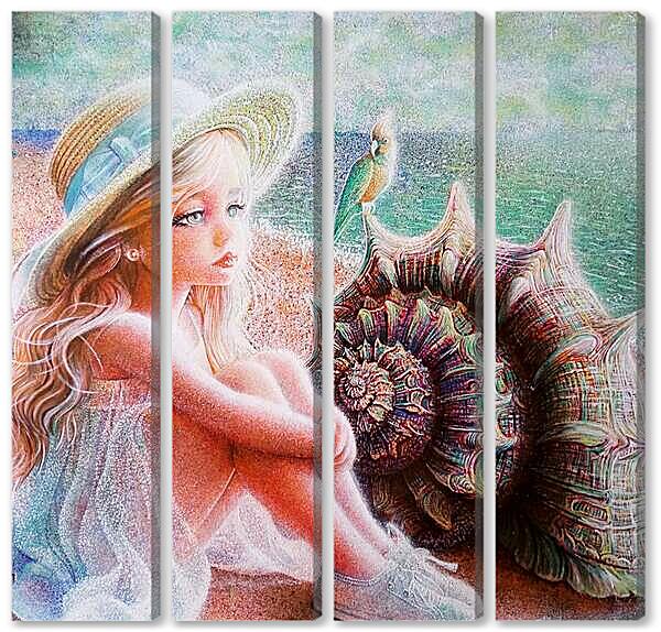 Модульная картина - Утомленная