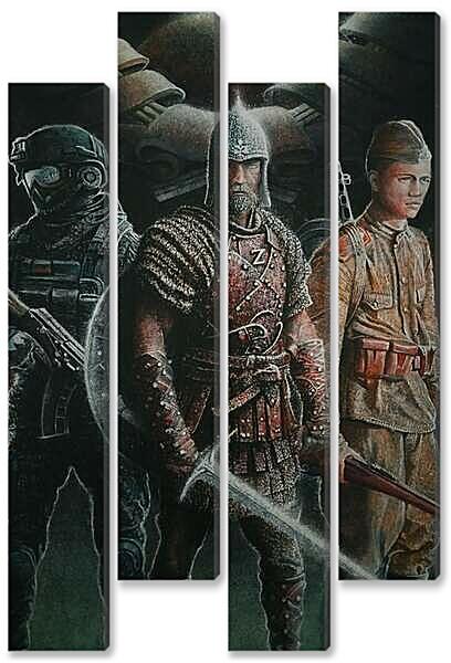 Модульная картина - Воинство