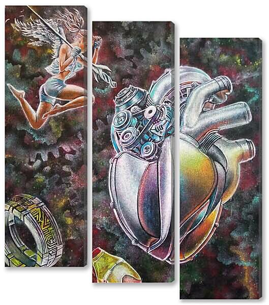 Модульная картина - Сердцу не прикажешь