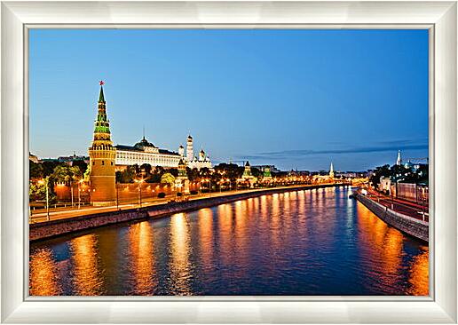 Картина - Москва река и Кремль