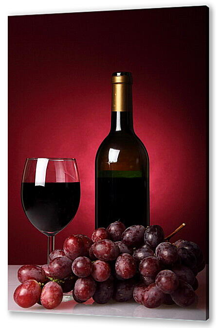 Постер (плакат) - Красное вино
