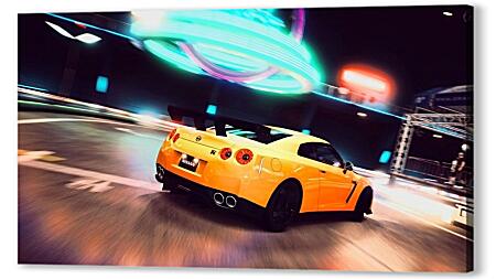 Картина маслом - Nissan GTR