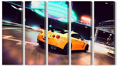 Модульная картина - Nissan GTR