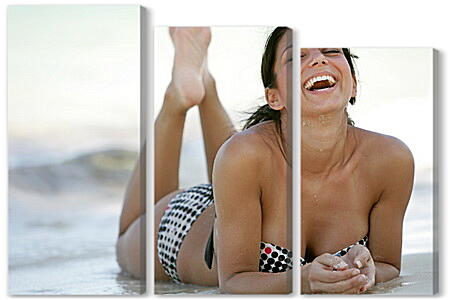 Модульная картина - Смех на пляже