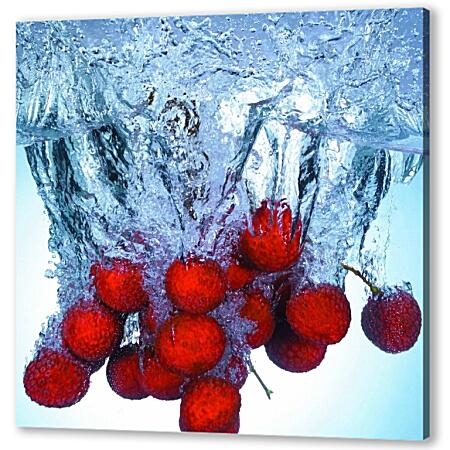 Постер (плакат) - Вода и ягоды