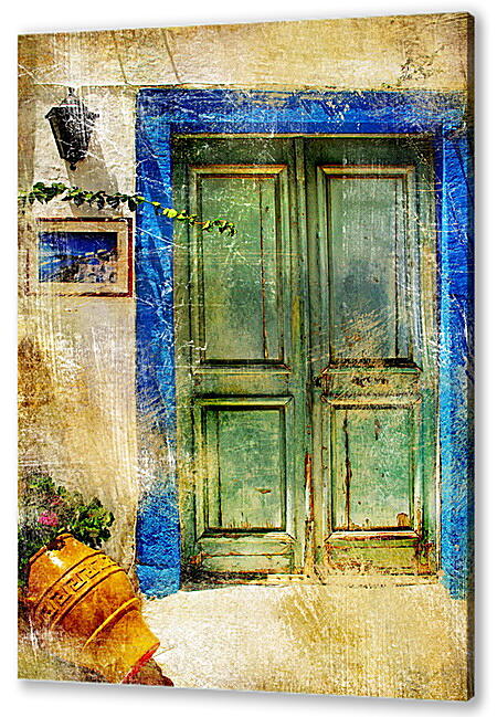 Постер (плакат) - Old Streets of Greece

