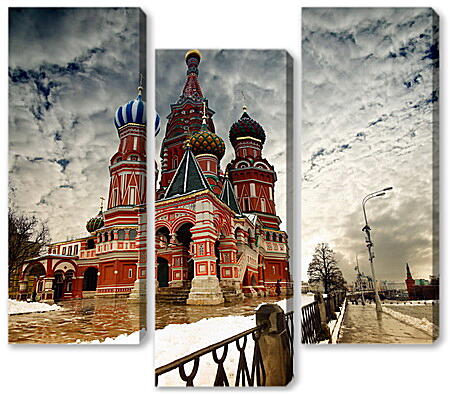 Модульная картина - Москва Храм