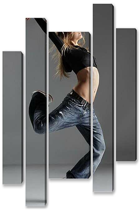 Модульная картина - Девушка в танце