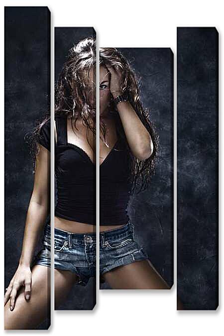 Модульная картина - Девушка в танце