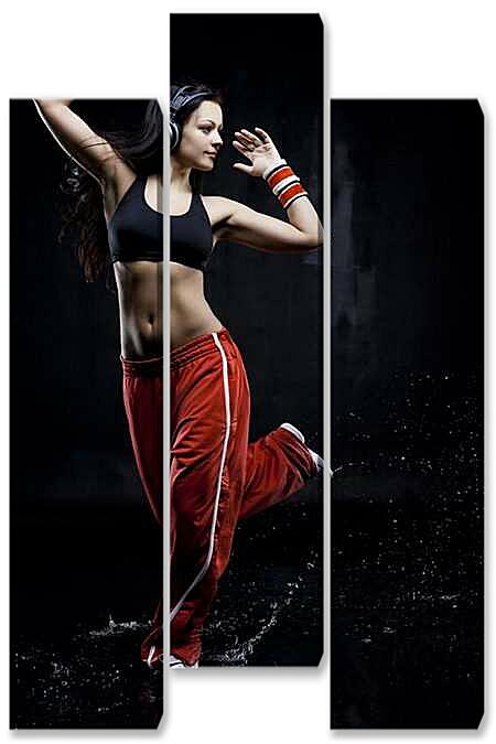 Модульная картина - Танец на воде