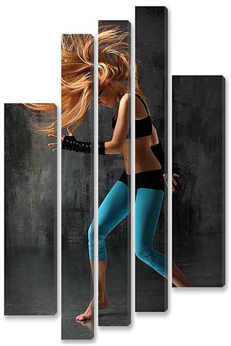 Модульная картина - Рыжеволосая