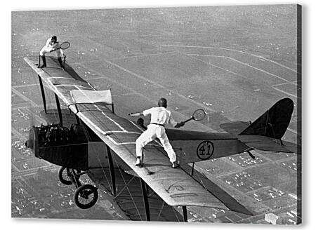 Теннис на самолете