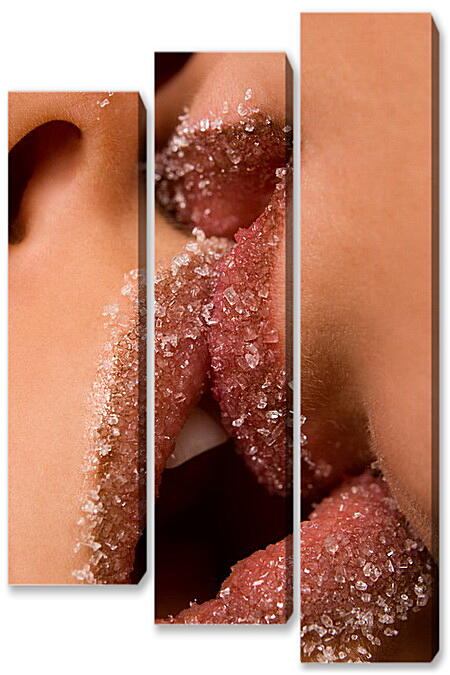 Модульная картина - Сахарный поцелуй
