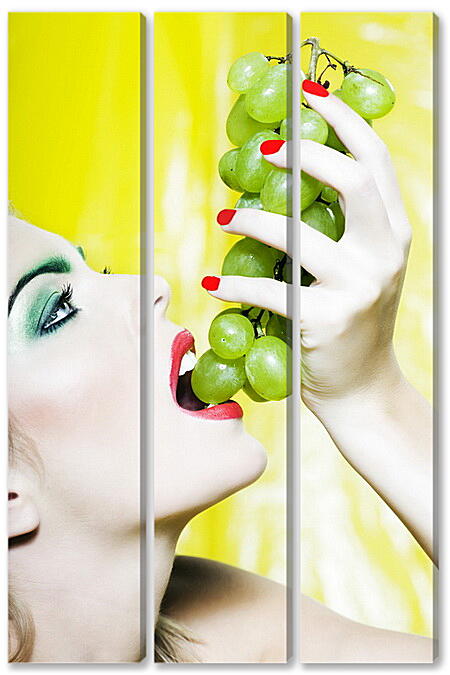 Модульная картина - Гроздь винограда