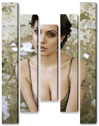Модульная картина - Angelina Jolie - Анжелина Джоли
