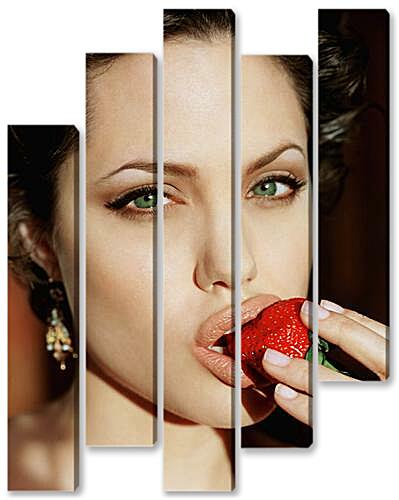 Модульная картина - Angelina Jolie - Анжелина Джоли
