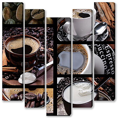 Модульная картина - Чашки кофе