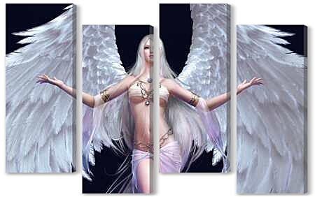 Модульная картина - Девушка фэнтези