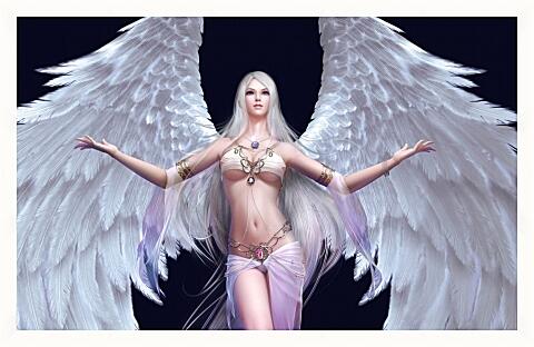 Картина - Девушка фэнтези