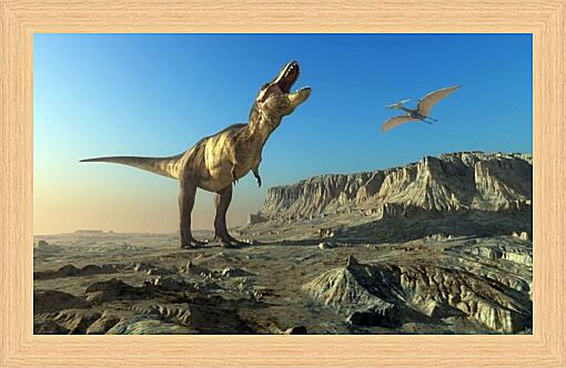 Картина - Таранозавр "Тирекс" (динозавры)