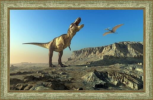 Картина - Таранозавр "Тирекс" (динозавры)