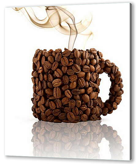 Картина маслом - Кофе в кофе