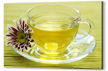 Картина маслом - Цветочный чай