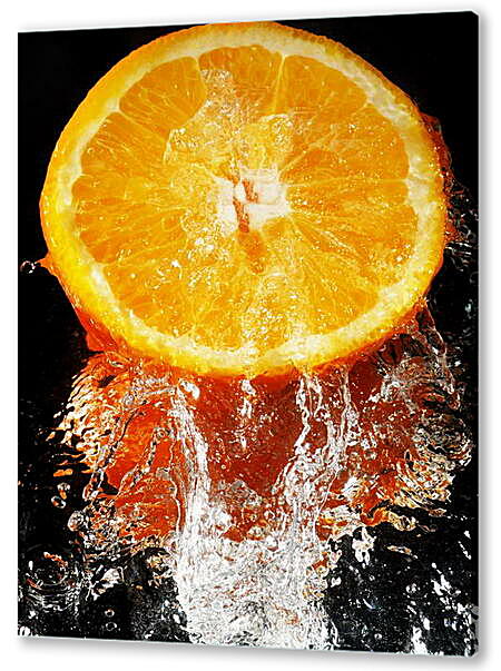 Постер (плакат) - Долька апельсина
