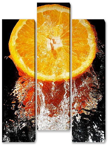 Модульная картина - Долька апельсина
