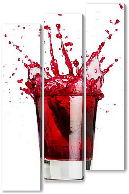 Модульная картина - Виноградный сок
