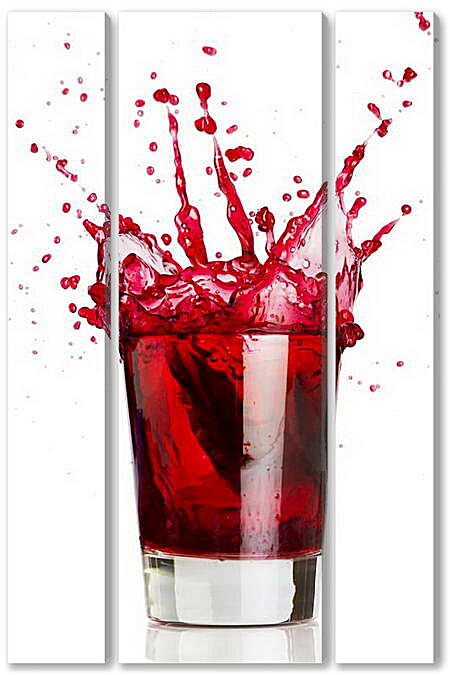 Модульная картина - Виноградный сок

