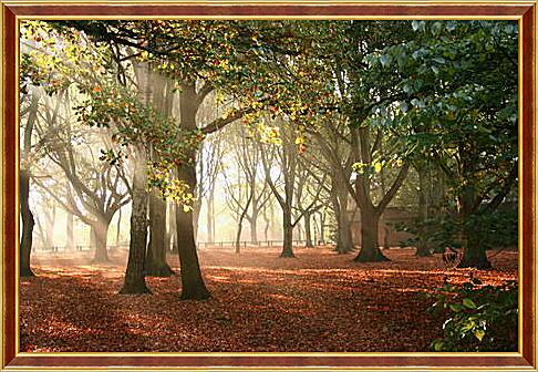 Картина - Осень в парке