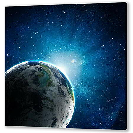 Постер (плакат) - Земля и звезды