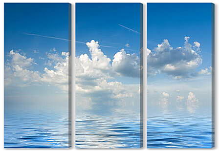 Модульная картина - Небо в море
