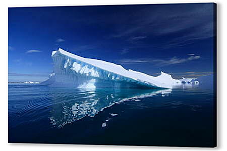 Постер (плакат) - Белый айсберг
